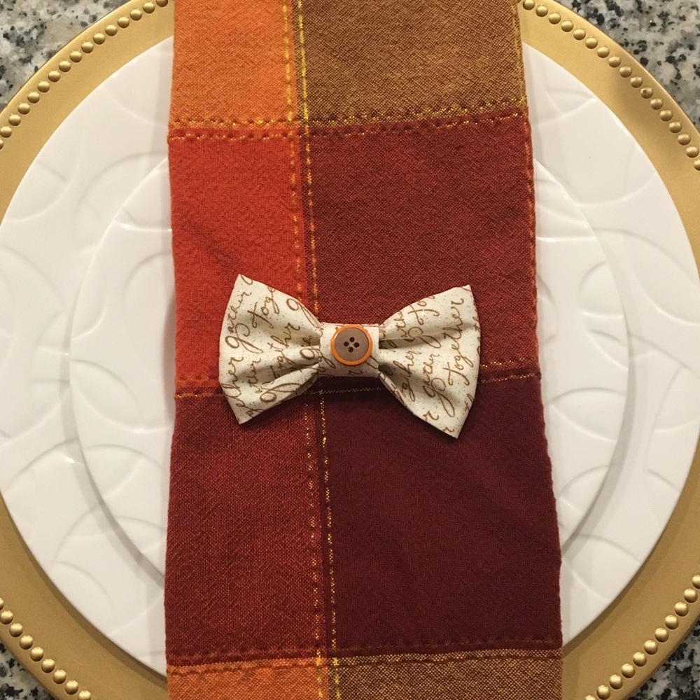 Thankful & Grateful little boys Bow Tie!
